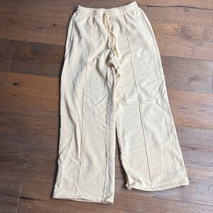 Victoria's Secret Yellow Wide Leg Pants